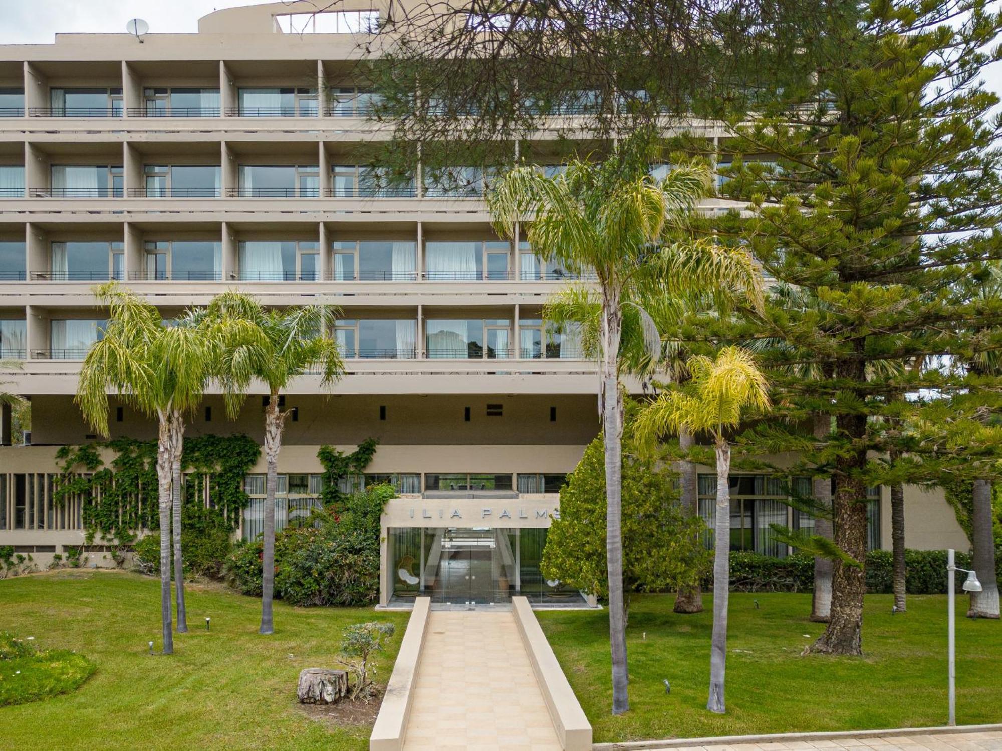 Grecotel Luxme Palms At Riviera Olympia & Aqua Park Loutrá Killínis Exterior foto